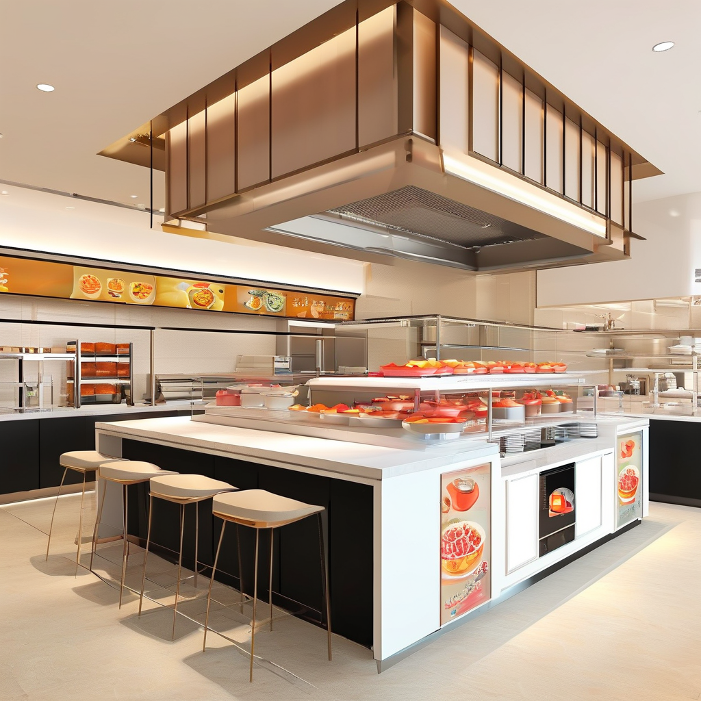 Kitchen upgrade for a hot pot chain brand